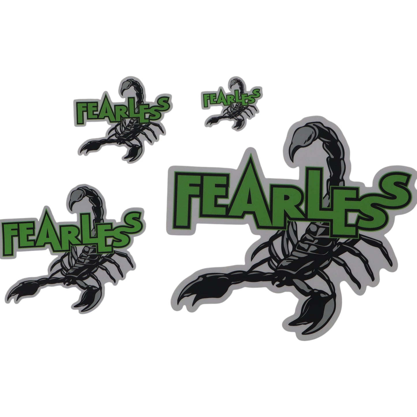 Fearless Green Stickers