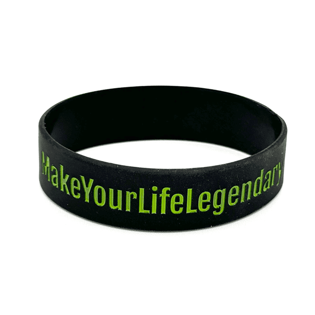 Fearless #makeyourlifelegendary wristbands