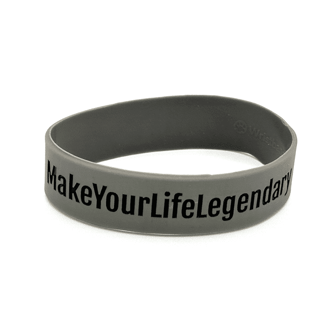 Fearless #makeyourlifelegendary wristbands