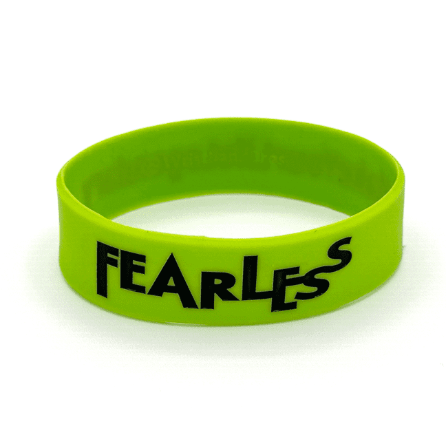 Fearless #makeyourlifelegendary wristbands