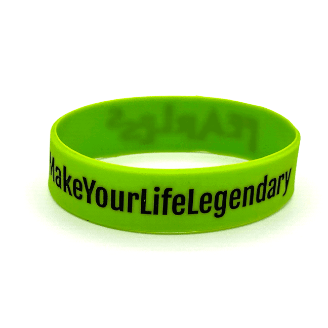 Fearless #makeyourlifelegendary wristbands