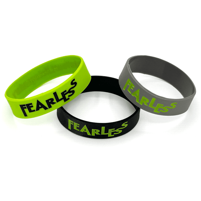Fearless #makeyourlifelegendary wristbands
