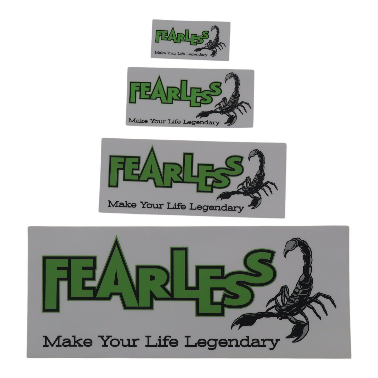 Fearless Green Stickers